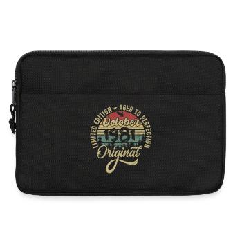october 1981 anniversary october 1981 october - Laptop bag 13" - black - Front
