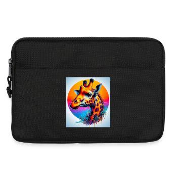 giraffe - Laptop bag 13" - black - Front