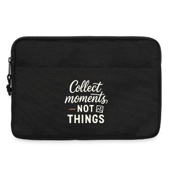 Collect_Moments - Laptop bag 13" - black - Front