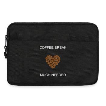 Coffee Break Much Needed Daily Essential Pause	 - Laptop bag 13" - black - Front