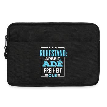 Retraite Adieu Travail Liberté Olé Pension Pension - Sacoche pour ordinateur portable 13 pouces - noir - Devant