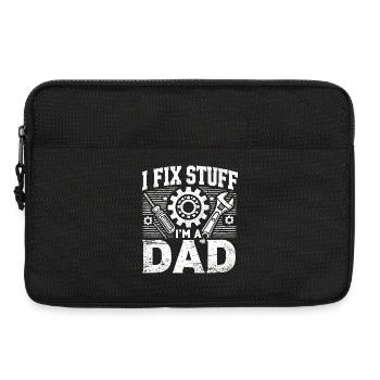 I Fix Stuff I'm a Dad, Funny Fathers Gift - Laptop bag 13" - black - Front