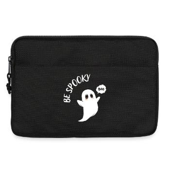 Spukgeist Boo Motiv - Laptoptasche 13" - Schwarz - Vorne