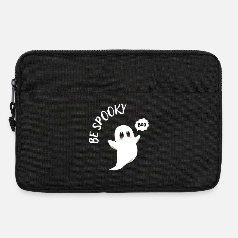 Haunted Ghost Boo Motif - Laptop bag 13" - black
