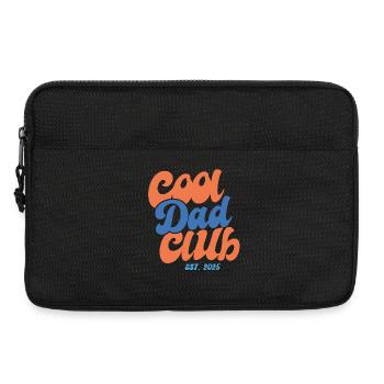 Cool Dad Club 2025 - Idée cadeau - Sacoche pour ordinateur portable 13 pouces - noir - Devant