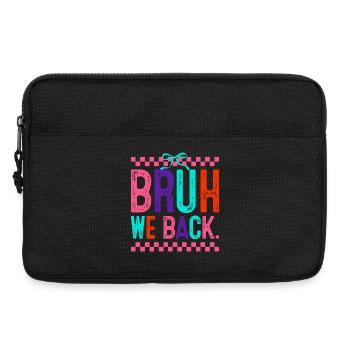 Bruh We Back Neon Pop - Laptoptasche 13" - Schwarz - Vorne