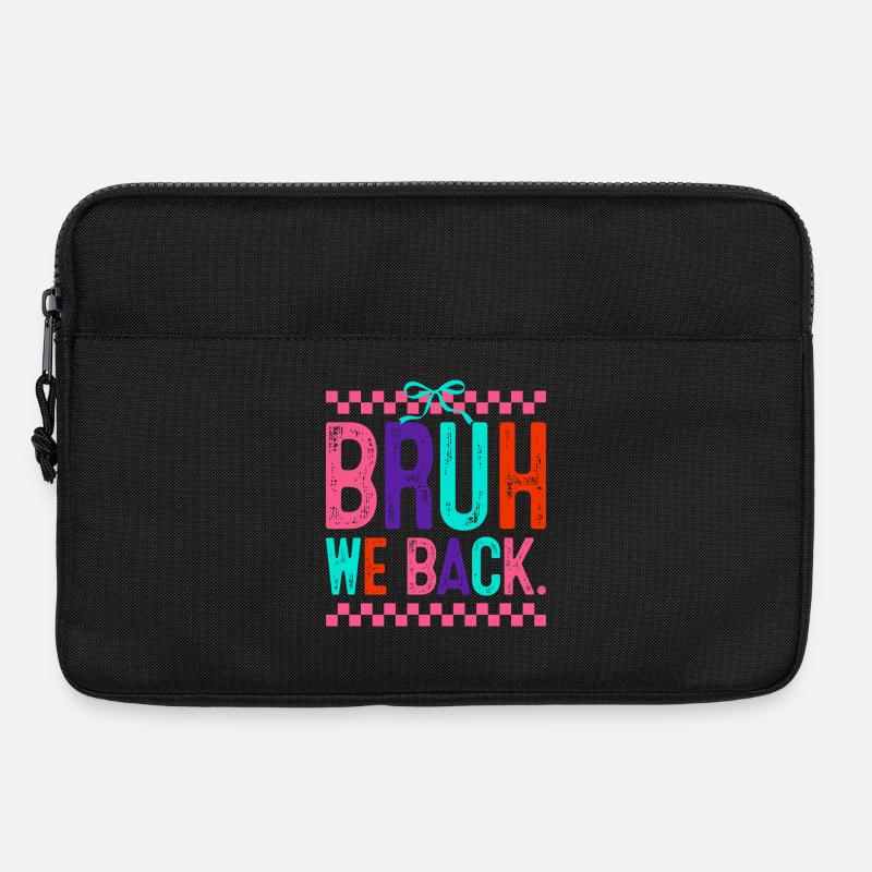 Bruh We Back Neon Pop - Laptoptasche 13" - Schwarz