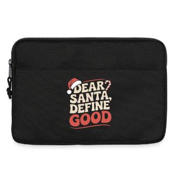 Sarkastisches Weihnachtsdesign - Laptoptasche 13" - Schwarz - Vorne