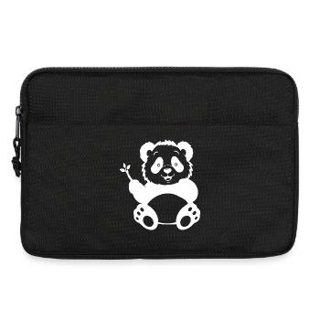 Bear Bear Panda Bear T-shirt Gift - Laptop bag 13" - black - Front