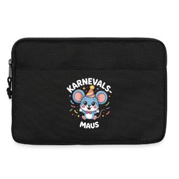 Karnevals-Maus Cute German Carnival - Laptop bag 13" - black - Front