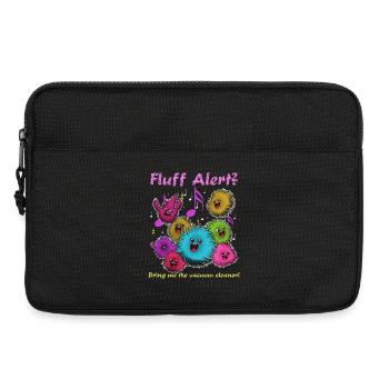 Fluffy Fluff Dance Party - Laptop bag 13" - black - Front
