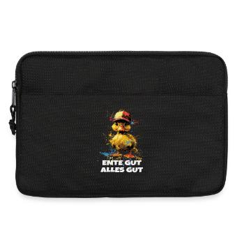 Duck good all good humor - Laptop bag 13" - black - Front