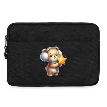 Ours douillet avec Star Wish - Sacoche pour ordinateur portable 13 pouces - noir - Devant