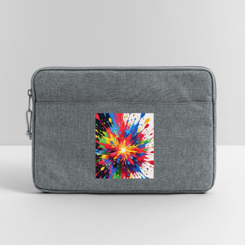 Conception d’impression à explosion de couleurs Sacoche pour ordinateur portable 13 pouces