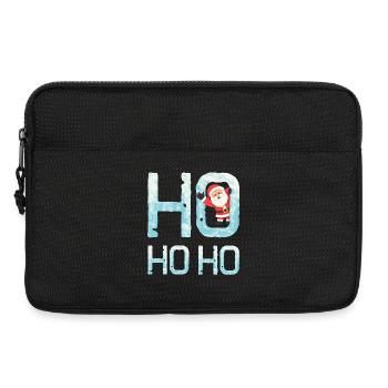 Ho Ho Ho with Santa Claus - Laptop bag 13" - black - Front