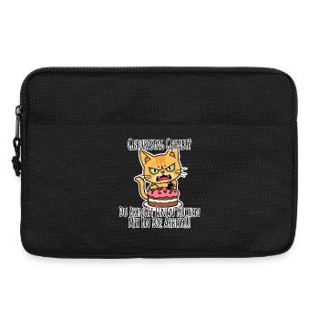 Anniversaire? TU APPORTES UN GÂTEAU ! - Sacoche pour ordinateur portable 13 pouces - noir - Devant