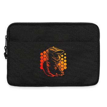 Graphismes motocross pour le motocross - Sacoche pour ordinateur portable 13 pouces - noir - Devant