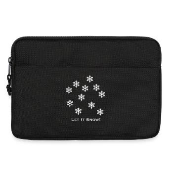Lassen Sie es schneien - Laptoptasche 13" - Schwarz - Vorne