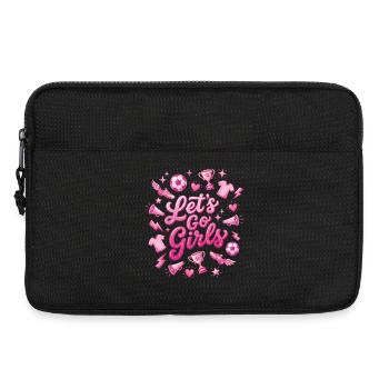 Supporter de football football féminine - Sacoche pour ordinateur portable 13 pouces - noir - Devant