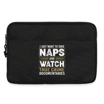 True Crime Krimi - Laptop bag 13" - black - Front