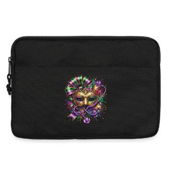 Masque de l’infirmière docteur du Mardi Gras - Sacoche pour ordinateur portable 13 pouces - noir - Devant