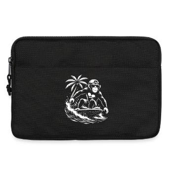 Ambiance Surfing Monkey Beach - Sacoche pour ordinateur portable 13 pouces - noir - Devant