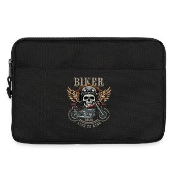 Biker Rules - Since 1961 - Live to Ride - Laptop bag 13" - black - Front