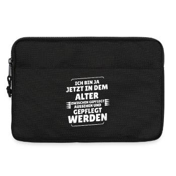 Pensioner Saying - Laptop bag 13" - black - Front