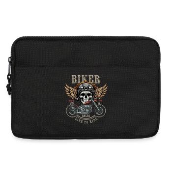 Biker Rules - Since 1992 - Live to Ride - Laptoptasche 13" - Schwarz - Vorne