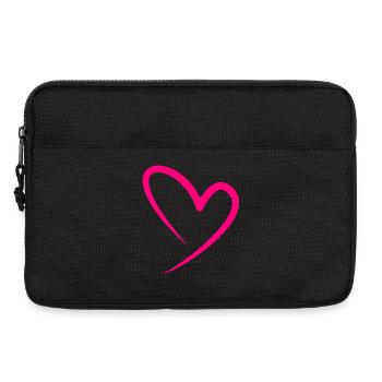 Heart Valentine’s Day - Sacoche pour ordinateur portable 13 pouces - noir - Devant