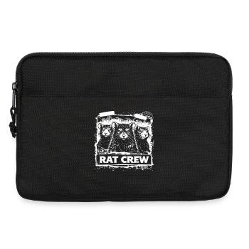 Rat Crew – Urban Rattenmotiv - Laptoptasche 13" - Schwarz - Vorne