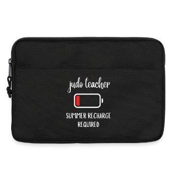 Judo Teacher Summer Recharge Required Gift - Laptop bag 13" - black - Front