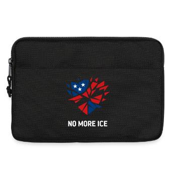 Stop the deportation protest heart - Laptop bag 13" - black - Front