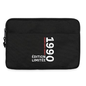 1990's vintage typographic style - Laptop bag 13" - black - Front