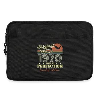 Birthday March 1970 - Laptop bag 13" - black - Front