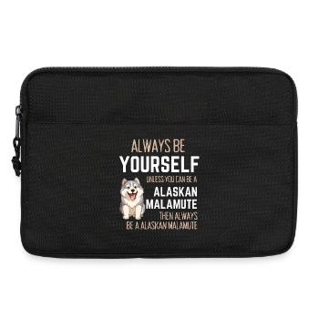 Sei immer du selbst, außer Alaskan Malamute - Laptoptasche 13" - Schwarz - Vorne