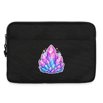 Colorful Crystal Dreams - Laptop bag 13" - black - Front