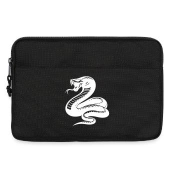 Snake Python Silhouette - Laptop bag 13" - black - Front