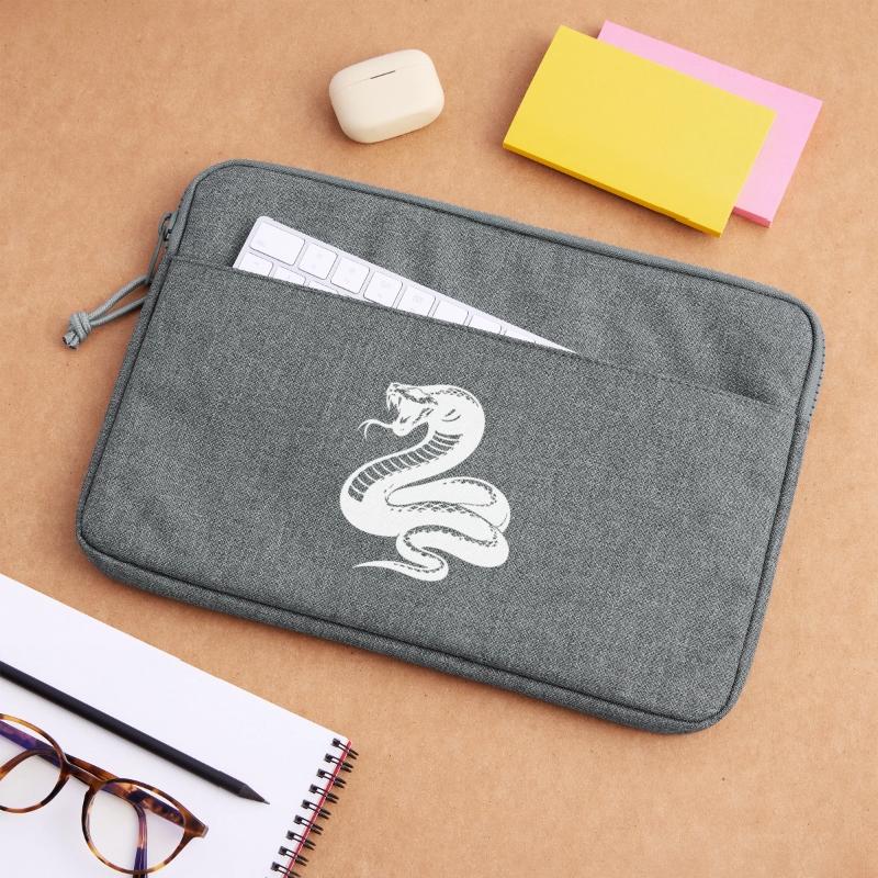 Silhouette du python serpent Sacoche pour ordinateur portable 13 pouces