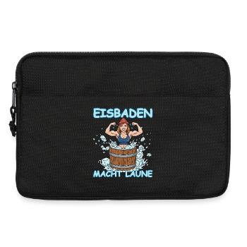 Eisbaden Für Damen - Laptoptasche 13" - Schwarz - Vorne