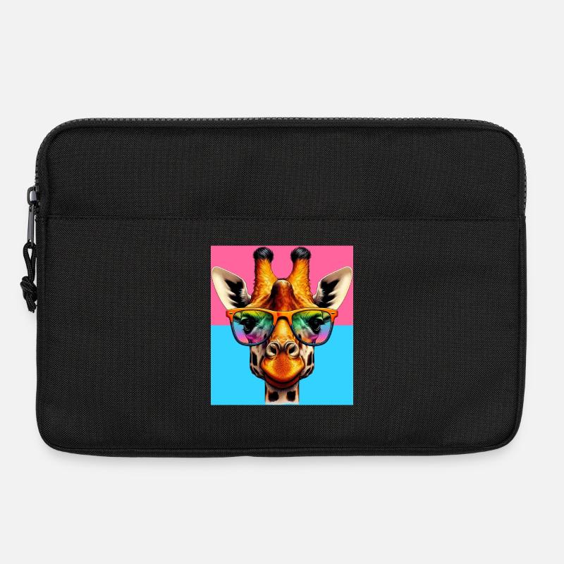 giraffe - Laptop bag 13" - black