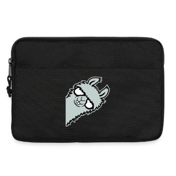 lama mentant nerd de lunettes arrogant animal drôle - Sacoche pour ordinateur portable 13 pouces - noir - Devant
