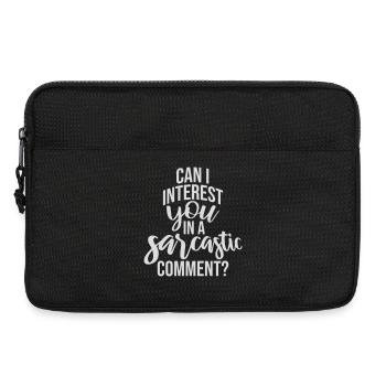 Can I Interest You In A Sarcastic Comment Lustig - Laptop bag 13" - black - Front