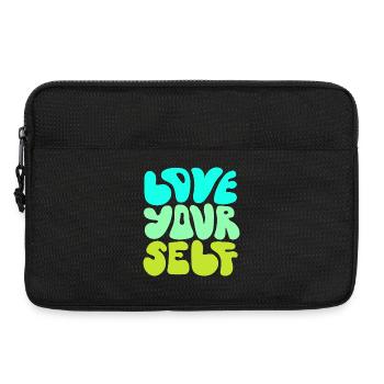 Love Yourself Positive Self Love Quote Design - Laptoptasche 13" - Schwarz - Vorne