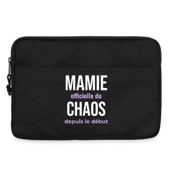 Mamie Officielle du Chaos - Sacoche pour ordinateur portable 13 pouces - noir - Devant