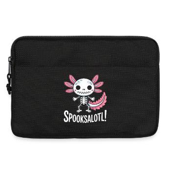 Spooksalot Skeleton Dragon - Laptop bag 13" - black - Front