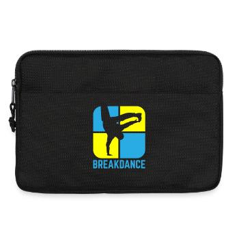 Breakdancing - Laptop bag 13" - black - Front