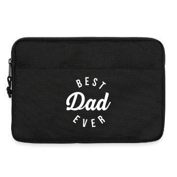 Best Dad Ever Typografie - Laptoptasche 13" - Schwarz - Vorne