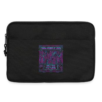 Old Vision Of Future - Laptoptasche 13" - Schwarz - Vorne