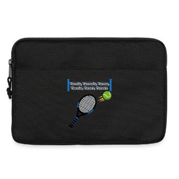 Etymologie: Tennis - Laptoptasche 13" - Schwarz - Vorne